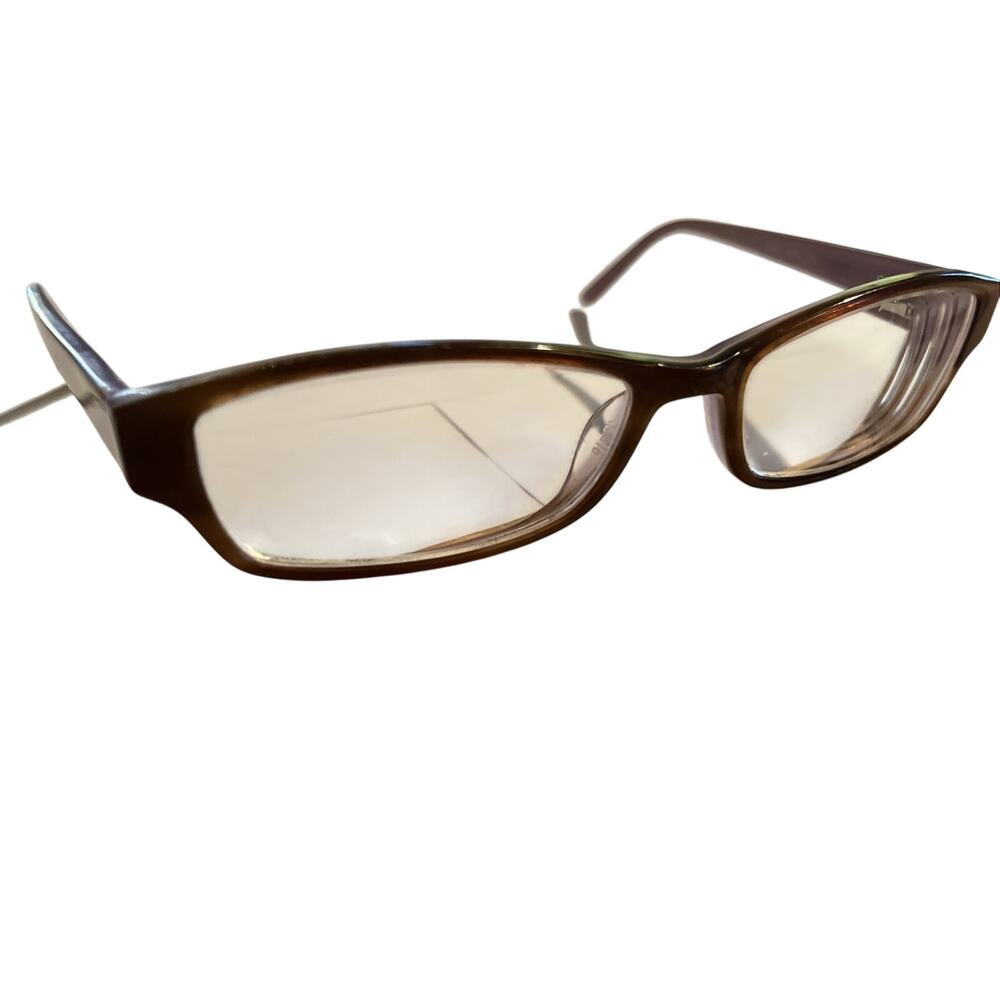 Adensco Eyeglasses Frames AD212 Purple Brown Tortoise Rectangular 51-16-135